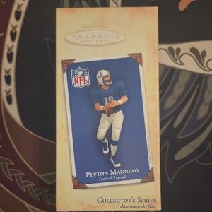 Hallmark Keepsake Ornament - Peyton Manning Football Legend NIB